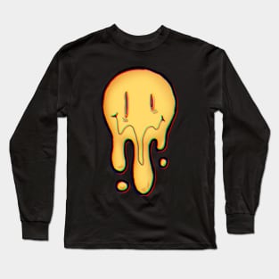 smiley drip Long Sleeve T-Shirt